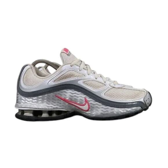 Nike Shoes Womens 8 Athletic Trainers Reax Run 5 Sport Active Comfort White Grey - Picture 14 of 14
